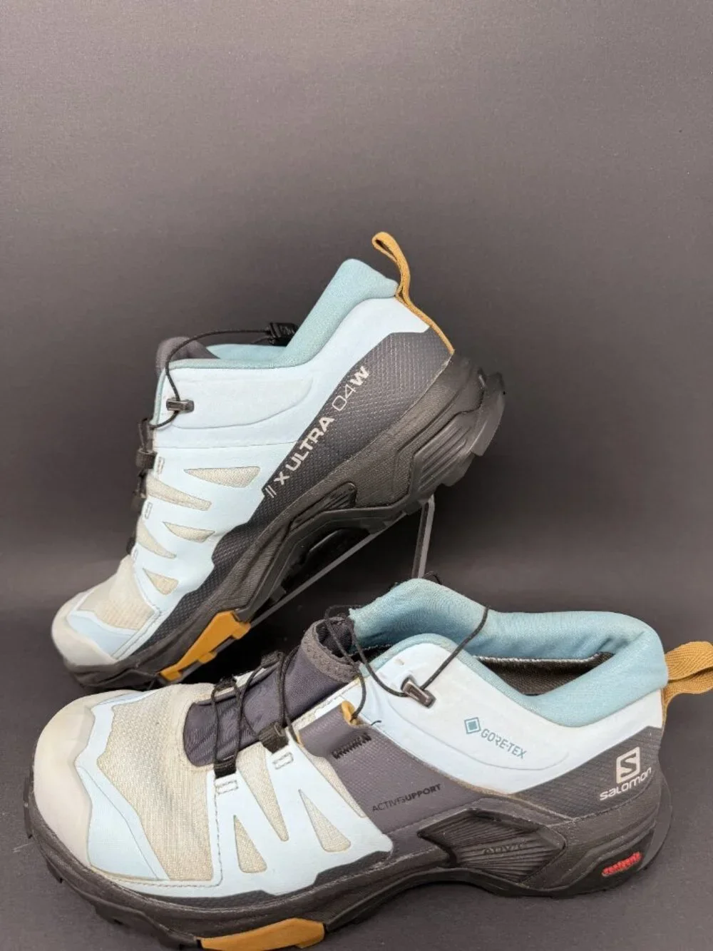 Salomon Sense Ride 4 Shoes Womens 7.5 Blue Athletic Sneakers Lightweight